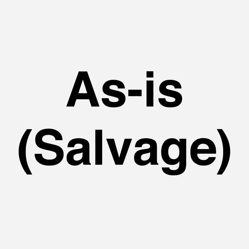 As-is (Salvage)