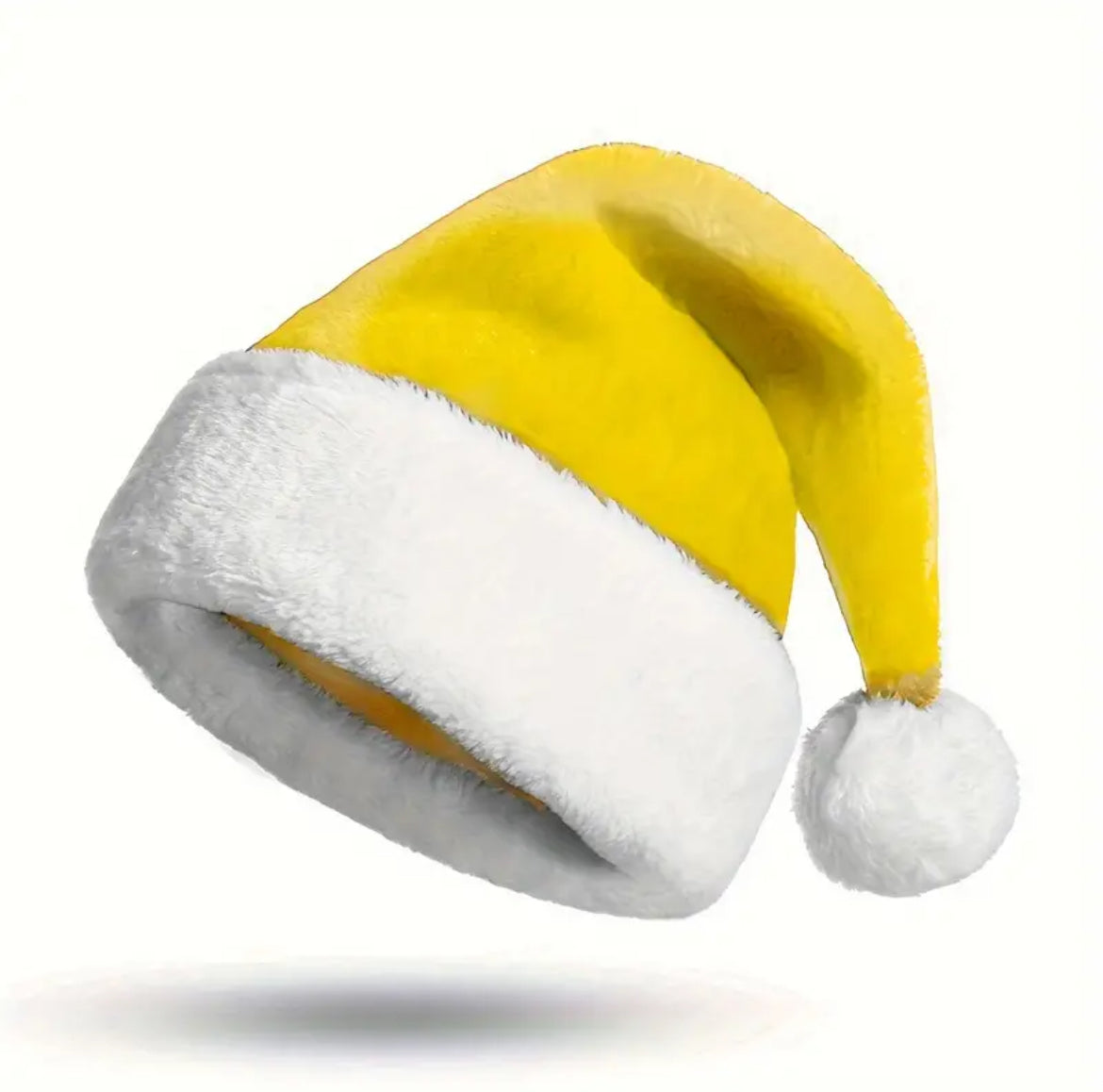 Christmas Santa Hat Thickened, Enlarged Long Plush, Breathable Decoration & Clothing, Holiday Gift Idea for Children and Adults