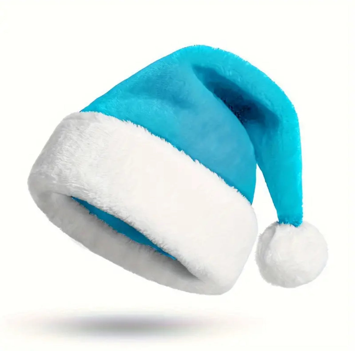 Christmas Santa Hat Thickened, Enlarged Long Plush, Breathable Decoration & Clothing, Holiday Gift Idea for Children and Adults