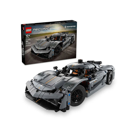 LEGO Technic Koenigsegg Jesko Absolut Grey Hypercar, Sports Car Building Toy Set for Boys and Girls, Vehicle Racing Car for Kids, Buildable Model Kit, Sports Car Toy, Motor Enthusiasts’ Gift, 42173